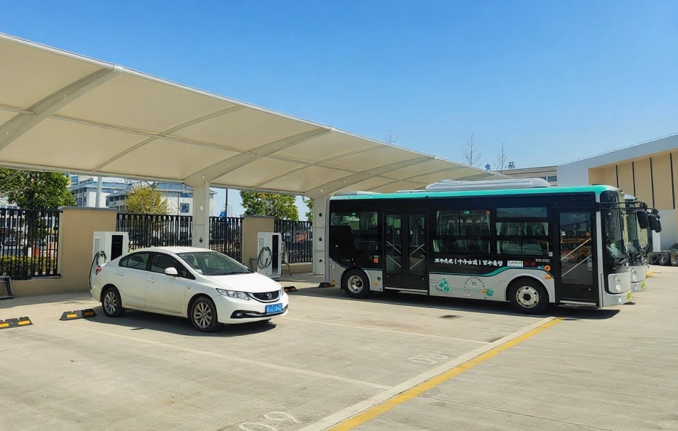 浙江衢州龙游惠民公交充电场站